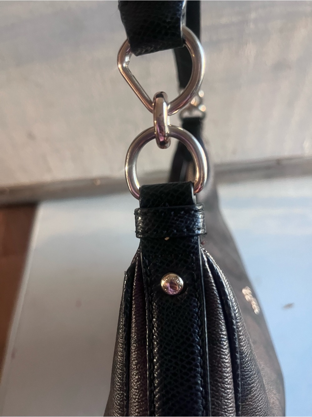 COACH Brown Signature Teri Hobo Shoulder Bag - Picture 9 of 10